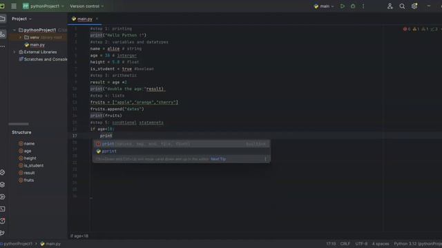 Python Fundamentals in 7 Steps | Python Programming | Python Basics | Python Tutorial | Learn Pytho смотреть онлайн