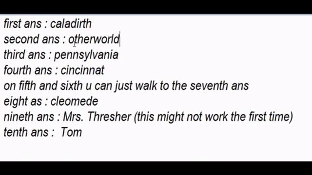 answers for : quest to the otherworld смотреть онлайн