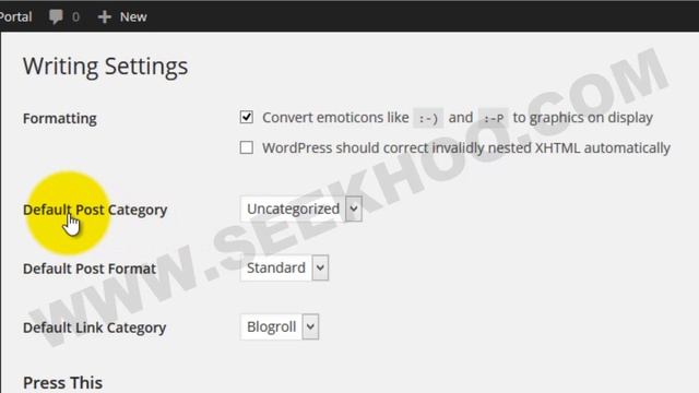 Setting Tab of Wordpress Class 8 in Urdu and Hindi By Seekhoo.com смотреть онлайн