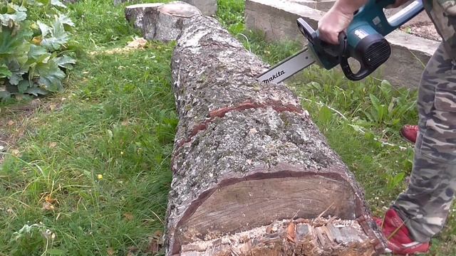 Купил новую пильную цепь Макита. Снова поймал гвоздь. смотреть онлайн
