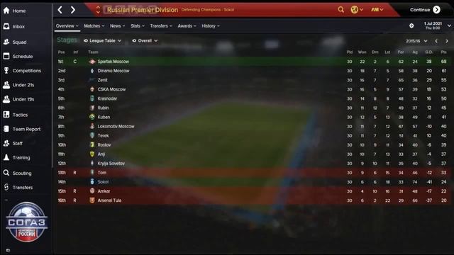 Maddyson в Football Manager 2015 часть 1 | Летсплей за Сокол смотреть онлайн
