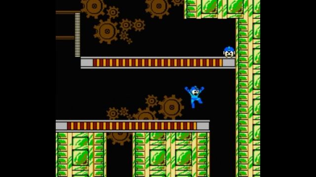 Dendy (Famicom,Nintendo,Nes) 8-bit MegaMan (RockMan) 2 part stage MetalMan