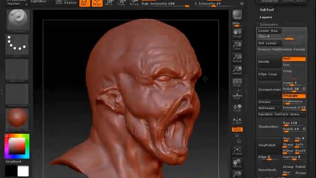 Z Brush Basics - Lesson 1 of 10 - Introduction To Zbrush смотреть онлайн