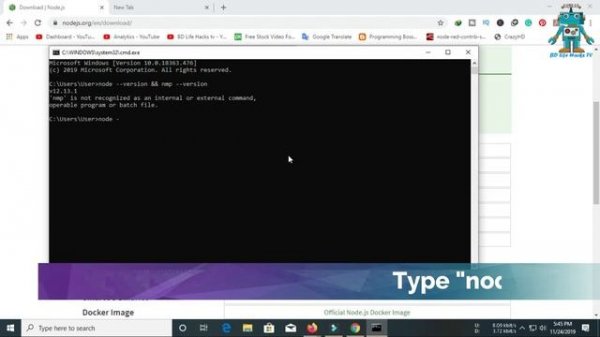 How to install Node-RED in windows 10