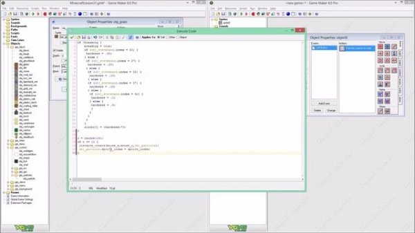 Game Maker Tutorial - Minecraft 2D Part 32: Particle Effects!