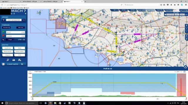 1- X PLANE (TDF) - Vol à vue LFRB-LFRV (Part 1) смотреть онлайн