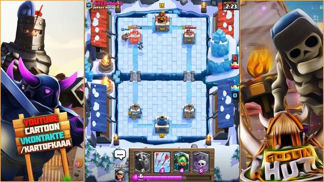ИГРАЕМ БАНДИТКОЙ | КОЛОДА С БАНДИТКОЙ | Clash Royale | Cartoon -_- смотреть онлайн