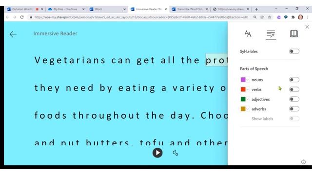 17 Immersive Reader in Word Online смотреть онлайн