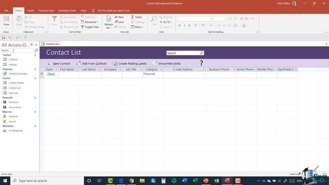 Microsoft Access Tutorial 2019: The MS Access Workspace смотреть онлайн