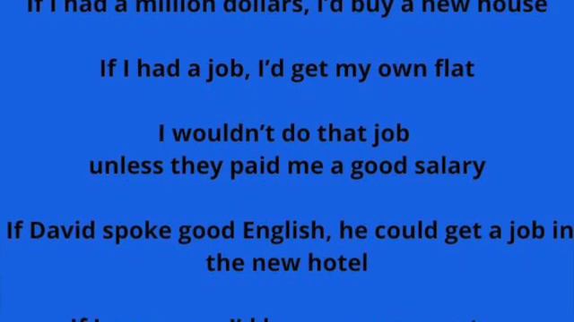 The Second Conditional смотреть онлайн