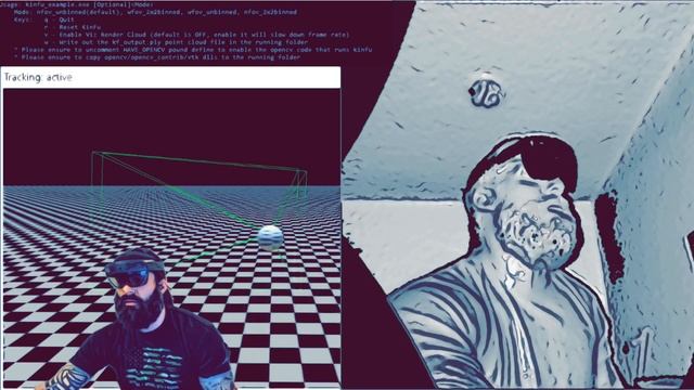 Depth Camera Central Volume 31: Microsoft Azure Kinect "KINFU" via KINECT FUSION (OPENCV) смотреть онлайн