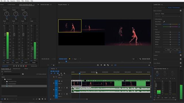 Видеомонтаж с нескольких камер в программе Adobe Premiere Pro CC 2017. смотреть онлайн