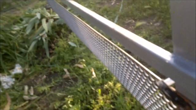 Забор из профнастила своими руками, установка просечки смотреть онлайн