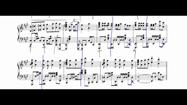 Animenz Arrangements: Snow Halation + Kawaki Wo Ameku + Unravel (SCORE-VIDEO)