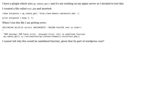 Wordpress: WP_Remote_Get Not working (2 Solutions!!) смотреть онлайн