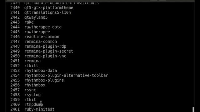 Linux: List installed and uninstalled packages смотреть онлайн