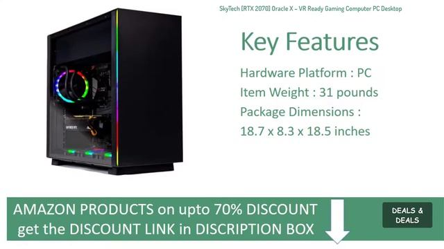 SkyTech [RTX 2070] Oracle X – VR Ready Gaming Computer PC Desktop – Ryzen 7 2700X, RTX 2070 8GB смотреть онлайн