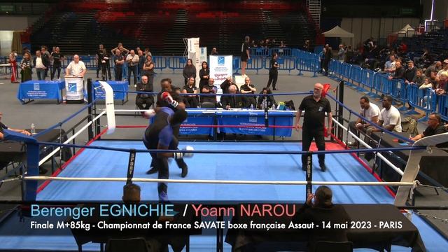 Finale M+85kg : Championnat de France SAVATE boxe française ASSAUT 2023 смотреть онлайн