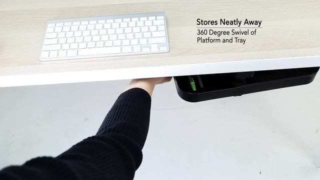 Under Desk Swivel Storage Tray with Mouse Pad | Features (MI-7293) смотреть онлайн