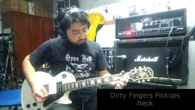 Epiphone ProBucker Pickups VS Gibson Dirty Fingers Pickups смотреть онлайн
