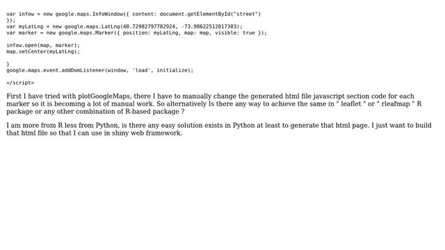 GIS: way in R or Python to add image/video in map plot marker click popup/infowindow смотреть онлайн
