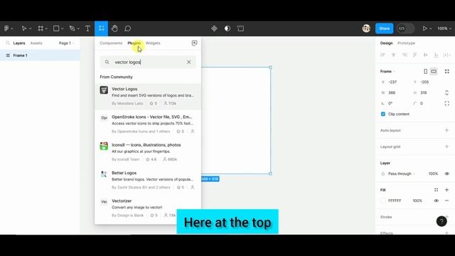 Vector to logo plugin in Figma by ShaguftaAli смотреть онлайн