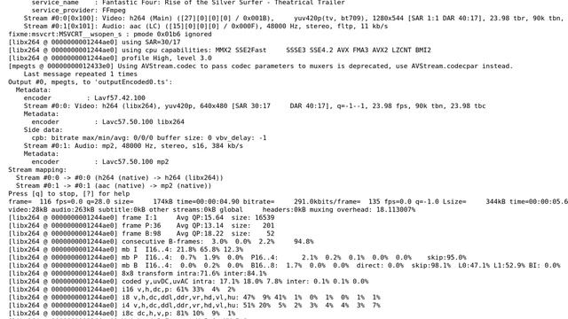 FFmpeg - Transcode each segment individually смотреть онлайн