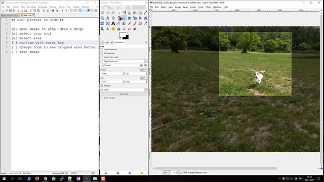 GIMP_02 - How To Crop in Gimp смотреть онлайн