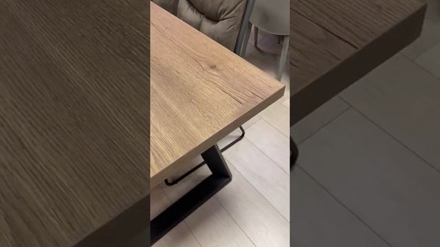 Стол раздвижной NESTOR 160 черный металл/ винтажный дуб смотреть онлайн