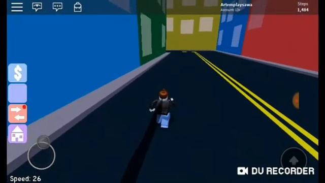 Играю в ROBLOX в симулятор бега смотреть онлайн