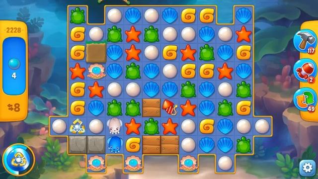 Fishdom level 2228 (iOS, Android) смотреть онлайн