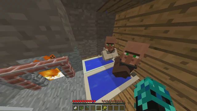 обзор на деревню жителей номер 15 MINECRAFT 100% смотреть онлайн