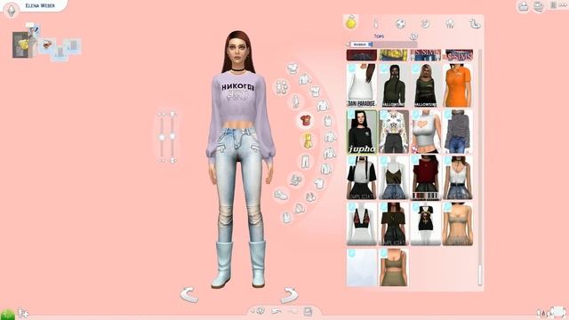 The Sims 4 | Maxis Match vs Alpha || +CC list смотреть онлайн