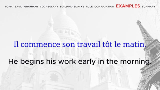 LFWDV l Lesson 39 | Verb Conjugation [-cer ending] | Commencer | To Begin | Present Tense | 🇫🇷 смотреть онлайн