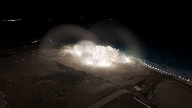 Massive Artillery fire at Night - MLRS - Barrage - Military Simulation - ArmA 3 смотреть онлайн