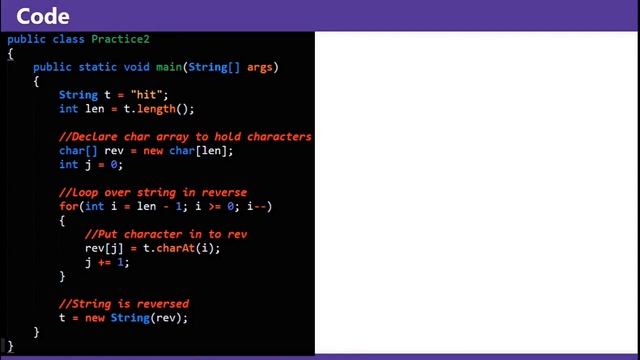 Java How To Reverse A String смотреть онлайн