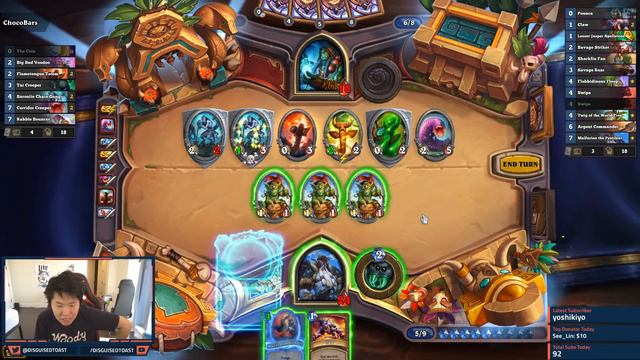 New DRUID LEGENDARY Is BROKEN?! | GONK THE RAPTOR | Rastakhan's Rumble | Hearthstone смотреть онлайн