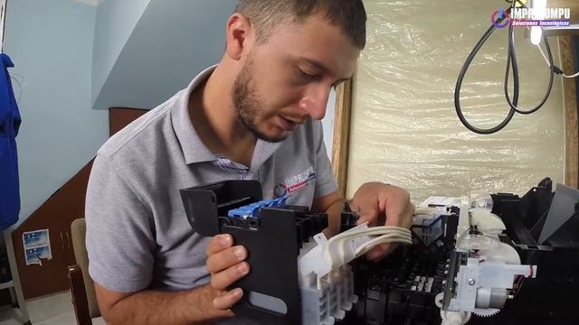 Como Desarmar Impresora EPSON L3210. Impresora Mojada, Paso A Paso. How To Disassemble EPSON L3210.