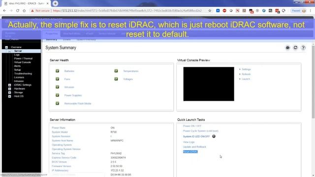 Fix Dell iDRAC Virtual Console Network Connection Dropped Issue смотреть онлайн