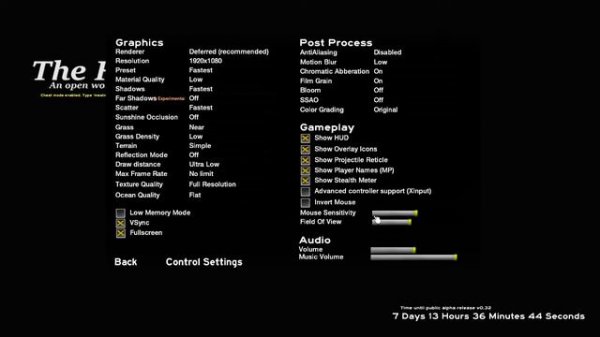 Как настроить графику The Forest.