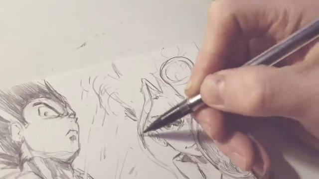 Drawing New EPIC 9 Anime Character Splash Page - Anime Manga Sketch смотреть онлайн