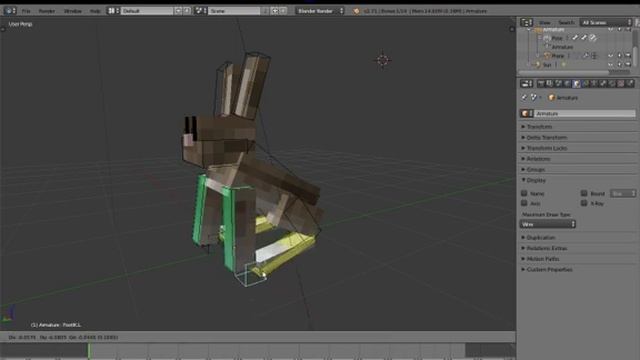 Minecraft Rabbit RIG || Blender || Free Download смотреть онлайн