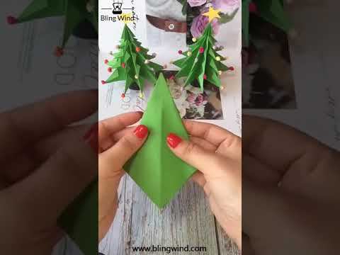 Ёлка из бумаги смотреть онлайн