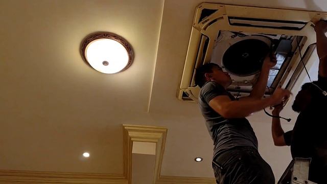 how to fix E8 error Carrier ceiling cassette air-conditioning смотреть онлайн