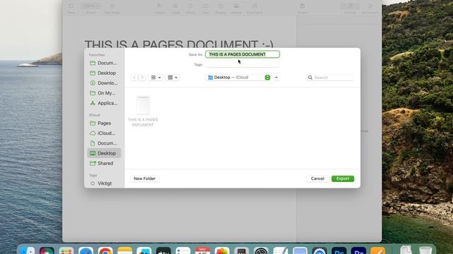 HOW TO CONVERT PAGES TO PDF ON MAC IN TWO MINUTES - OS VENTURA 2023