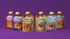 Фруктове пюре в паучах Bebivita