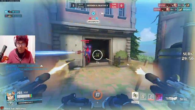 ¿DPS DIFF? NO HAY PROBLEMA - BALL CARRY - GM1- Overwatch 2 смотреть онлайн