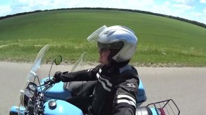 НА ИЖЕ С БОКОВЫМ ПРИЦЕПОМ . 200 КМ.