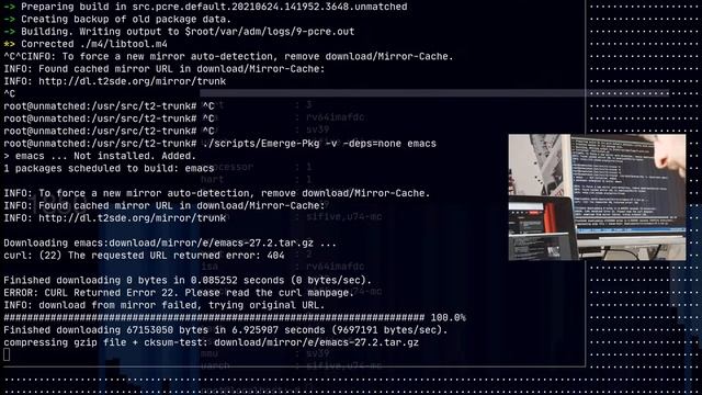 Unmatched RISCV Desktop! Now w/ AMD Radeon graphic, X.org server! Full T2 Linux install! смотреть онлайн