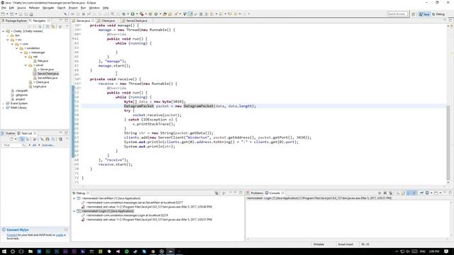 Создание сервера на Java.